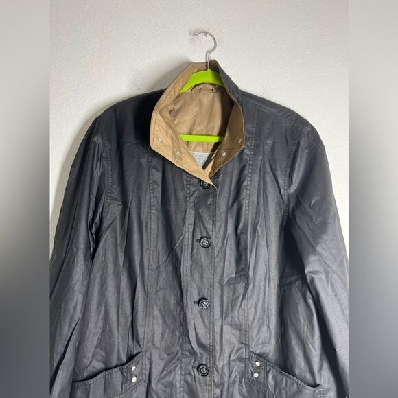 Atelier Goldner Schnitt Trench coat, Size 20 GB/16 US.Non-flexible material - Picture 4 of 16